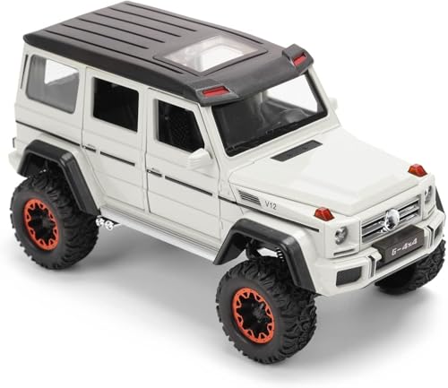 Image of PLUSPOINT Diecast Gwagon Off-Road G-500 Toy Car 1:32 Scale Model,Pull Back Vehicles Alloy Simulation Supercar with Lights and Sound Also for Car Dashboard,Kids,Adult