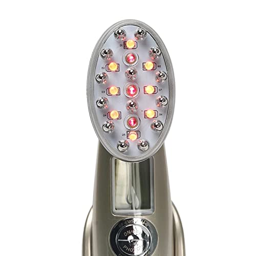 Aparelho para tratamento do cabelo a laser RF - Pente elétrico para massagem da cabeça