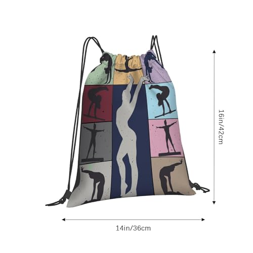 girlish Who Loves Gymnastics drawstring bags Swimming drawstring bag small drawstring bags2