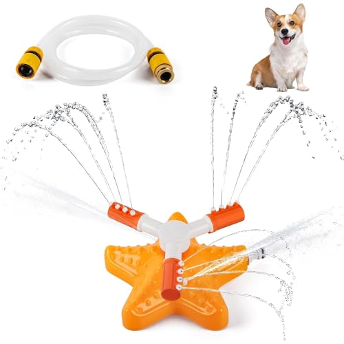 ALL FOR PAWS Outdoor Dog Water Fountain and Sprinkler
