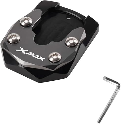 Miniatura 6 de Motorcycle Side Stand pad Motorcycle Accessories Kickstand Side Stand Extension Enlarger Pad Side Bracket for Y&AMAHA Xmax X-MAX 125 250 300 400