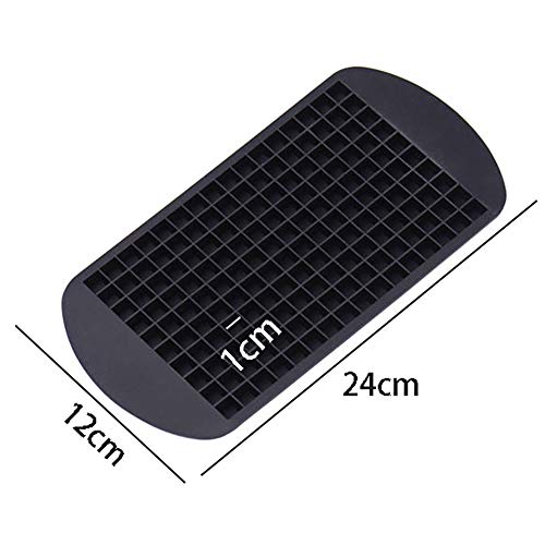 S_CUBE IJsblokjesvorm, silicone, BPA-vrij, voor cocktails, sap, cola, drank, flexibele siliconen vormen, 160-voudige… - Image 4