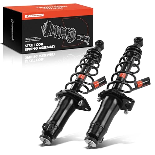 A-Premium Rear Complete Struts Compatible with Mazda RX-8 [Coupe] 2004-2008 - 2x Replacement Suspension Shock Absorber with Coil Spring Assembly
