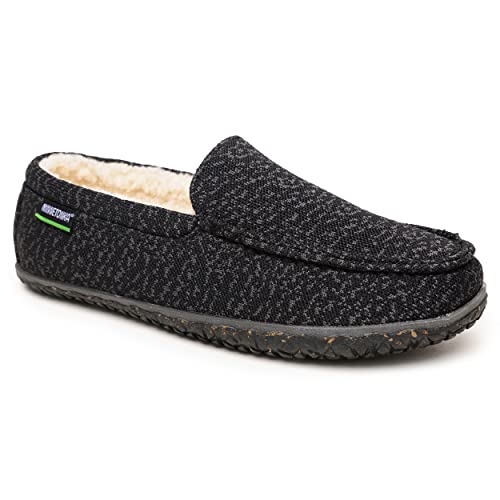 Mocassins confortables contre la fatigue plantaire munis d'une tige souple