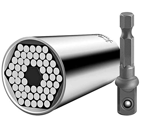 Clé à Douille Multifonctionnel Outil à Main Adaptateur Drill 7-19 mm