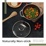 Lifelong Cast Iron Kadhai 24cm with Glass Lid — view 4