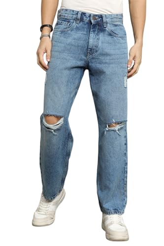 Image of HIGH Star Men's Regular Fit Mid Rise Jeans