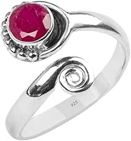 Vista 13 de Anillo de dedo del pie de piedra preciosa de plata de ley 925, joyería para el cuerpo, anillo de dedo del pie de la mano de la mano de la piedra