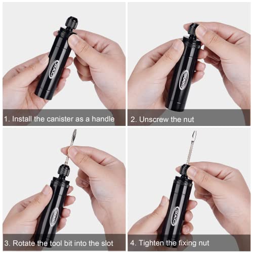 image for CXWXC CO2 Inflator with 4 x 16g CO2 Cartridges & Tubeless Tire Repair 