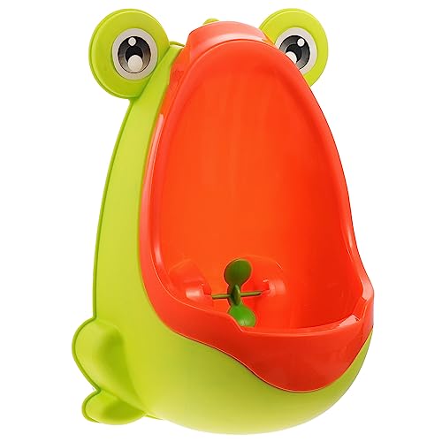 TOYANDONA 男の子用トイレトレーニング小便器 幼児用立プ 取り外し可能な排泄物タンク付き 転水車 漫画風デザイン バスルーム省スペース