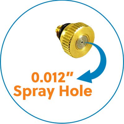 Cool-Off Micro-Mist Nozzle- Garden & Patio Misting System, Cooling Brass Nozzles With 0.012 Inch Size & 10/24 Inch Thread (Pack Of 5) #TOP2
