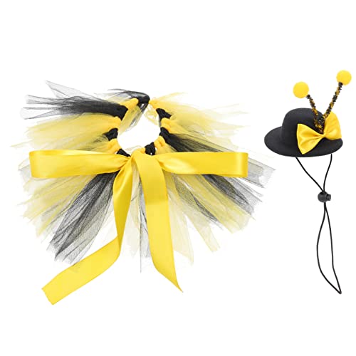 Disfraz abeja para perro con falda y gorro Halloween