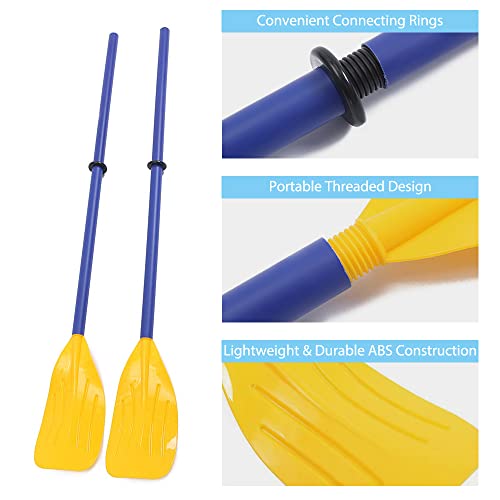 Remos de caiaque de 120 cm Remos de ABS leve Remos de caiaque destacáveis