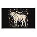Zodiac Sign Taurus Printed Beach Towel Lightweight Swim Surfing Towels for Pool Travel Vacation 130x80cm