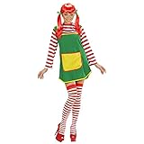  WIDMANN Sancto Disfraz de pippy calzaslargas sexy para mujer, talla XL (S/5700P)