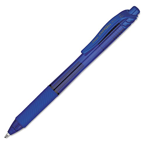 Bolígrafos Pentel EnerGel-X Retráctil Azul 1 mm 12 un miniatura 2