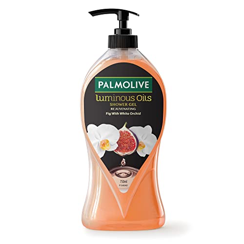 Image of Palmolive Luminous Oil Rejuvenating Body Wash,750ml Pump Bottle & Palmolive Feel The Massage Body Wash, 750ml Pump Bottle, Body Scrub based Shower Gel Bottle