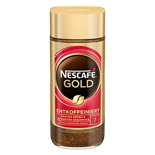Löslicher Kaffee entkoffeiniert von Nescafé Gold