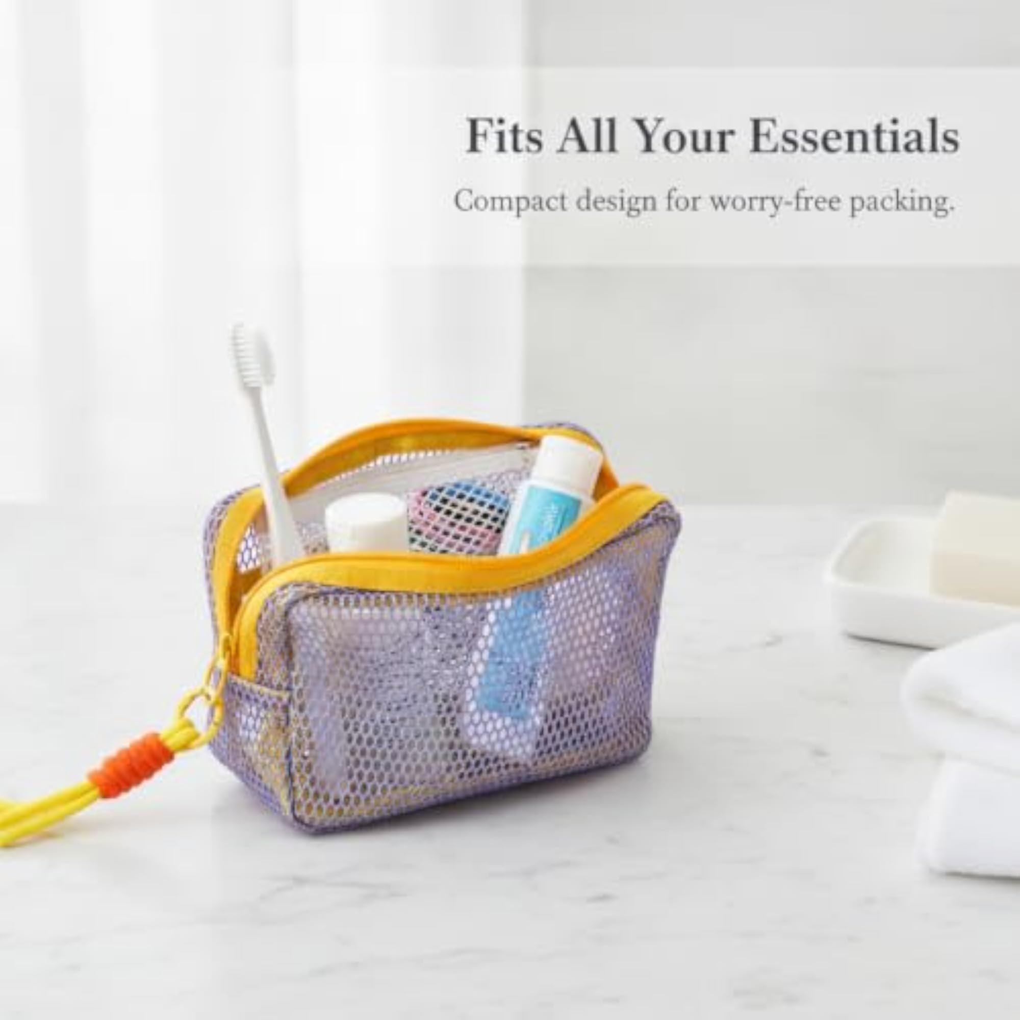 Travel Outdoor Transparent Mesh Storage Bag