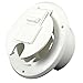JR Products White 30 Amp Round Electric Cable Hatch
