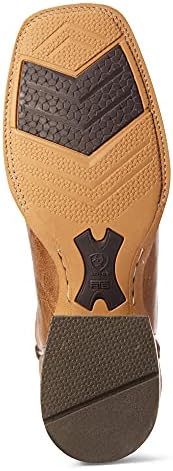 Ariat Mens Toledo Western Boot Natural Crunch/Montana Brown 11.5 | Image 4