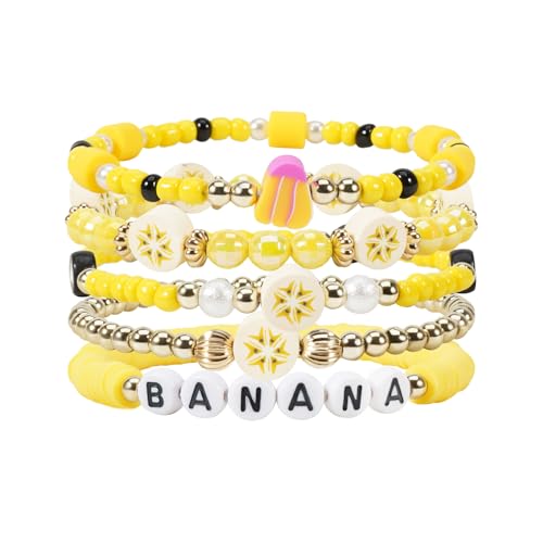 Image of Football Baseball Soccer Beaded Bracelets for Women Stackable Game Day Sports Theme Bracelet