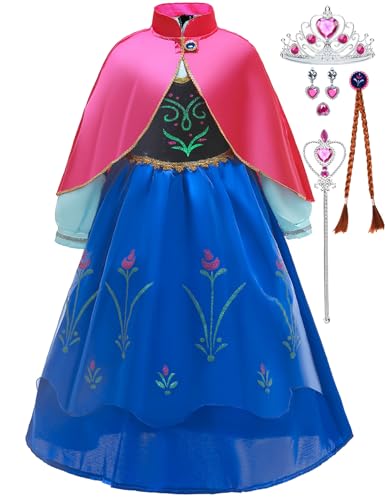 Vestido Princesa para Niñas 3-8 Años con Capa miniatura 1