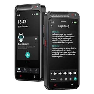 AI Voice Recorder, Digital Voice Recorder with Transcription & Summarize & Translation, 80GB Voice to Text Meeting Recorder and Transcriber, Support 134 Languages, AI Recorder Device for Lectures