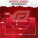 Neoprene Coated Workout Dumbbells set of 2 – Anti Roll, Non Slip with Smooth Grip Fitness & Exercise Dumbbells – Hexagon Shaped Hand Weights for Women & Men – Best Choice for Gyms & home use - Image 3