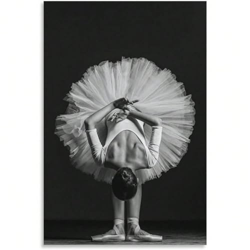 Peinture de danse élégante pour habiller un mur blanc déco minimaliste