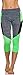 Produktbild Adiyaro 3/4-Leggings Neon m. Streifen-Kombination in Melange, Grey-Green XL