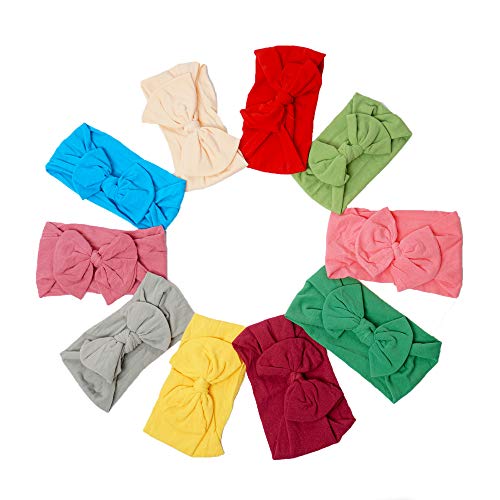10 pack - Baby Girl Headbands - Baby Girl Bows