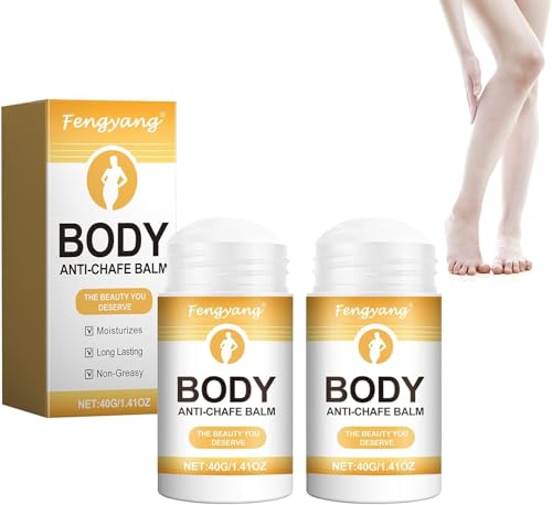 Fengyang® 2Pcs Anti Chafing Thigh Stick, Stick Antirozaduras Muslos, Crema Antirozaduras Muslos, Crema Antirozaduras, Crema Antifriccion Muslos, Palo Antirozaduras