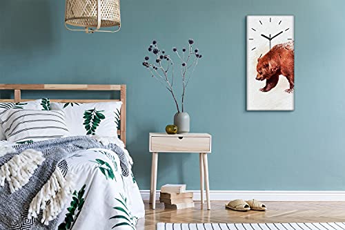Horloge sur toile silencieuse pour decoration sans bruit - 5