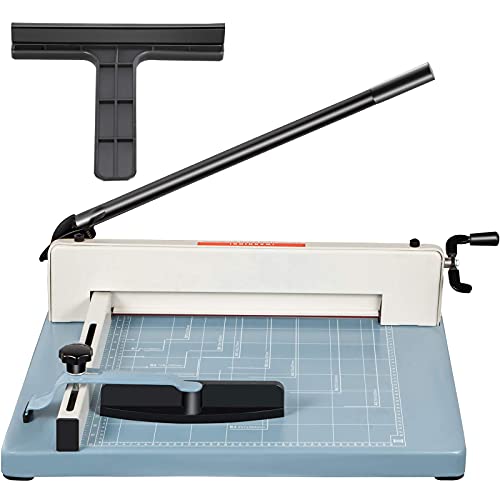 VEVOR Industrial Paper Cutter A3 Heavy Duty Paper Cutter 17 Inch Paper Cutter Heavy Duty 500 Sheets Paper with Clear Cutting Guide for Offices, Schools, Businesses and Printing Shops