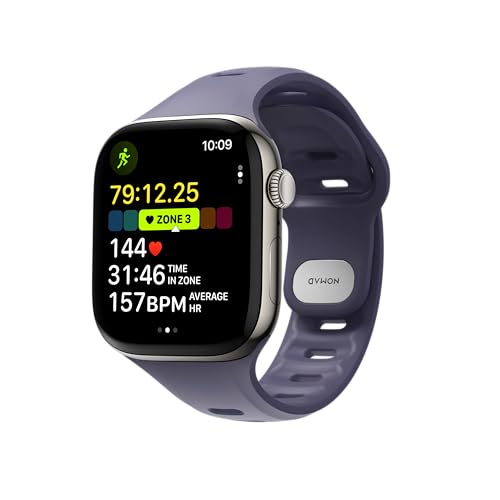 NOMAD Bracelet Tempo pour Apple Watch 49 mm étanche et fin, Crépuscule, 42 mm, Moderne