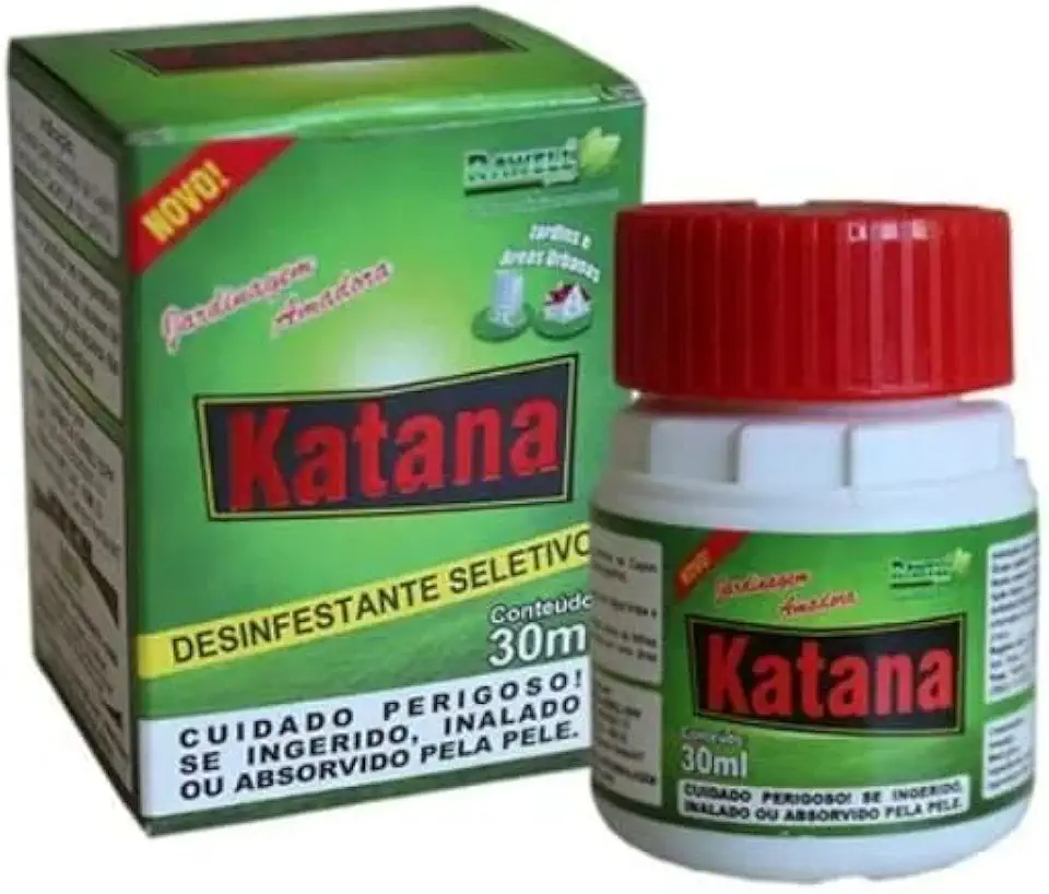 Indicado Para Gramados de Folhas Estreitas Bermuda e Esmeralda no Controle de Pé de Galinha, Capim Colchão, Capim Brachiaria Katana 30ml
