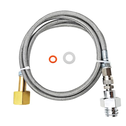 Adaptateur tuyau haute pression 90 cm connecteur bouteille CO2 pour Grohe Blue Home