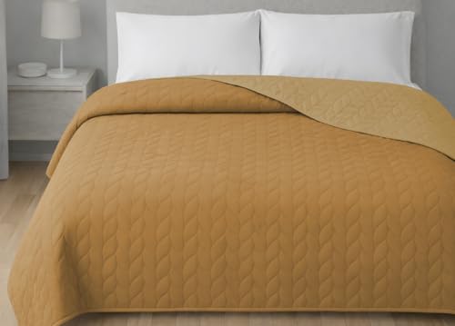 BIANCHERIAWEB Colcha de verano bicolor reversible