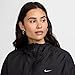 Nike Women's Sportswear Classic Wovens Loose UV Hooded Jacket, White/Black, Medium
