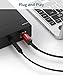 USB B 3.0 Cable, JSAUX USB A Male to B 3.0 Male (6.6ft/2M) USB 3.0 Type B Upstream Cord Nylon Braided Compatible with Docking Station, External Hard Drivers, Scanner, Printer and More(Black)