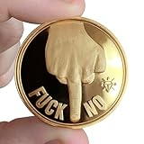 ZFG Inc. Zero F's Given Giftable Novelty Coins, Color Gold, Decision Maker, 1-Coin