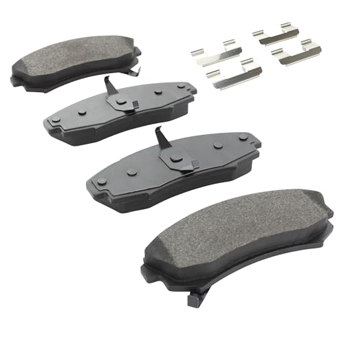 Image of QUALITY-BUILT Front Semi-Metallic Brake Pads, Premium 1001-0353M, Compatible with 1986-1992 Buick /Cadillac /Oldsmobile (Allante,Eldorado,Reatta,Riviera,Seville,Toronado)