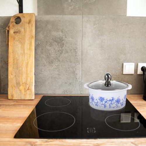Petite marmite double compartiment pour cuisson individuelle sur plaque