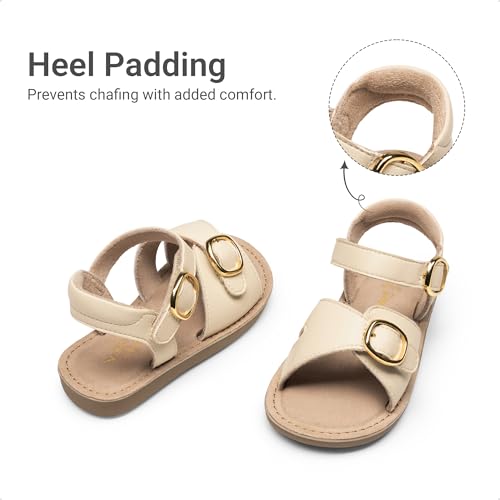 Image of DREAM PAIRS Girls Sandals Fashion Sandal with Adjustable Straps Open-Toe Comfortable Summer Shoes for Toddler Little Kid