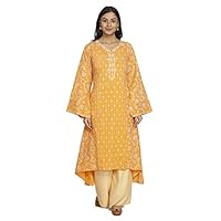 Paislei Designer Cotton Stitched Regular Tunic for Women & Girls on Jeans Palazzo or Skirt (Plus Size Upto 5XL)