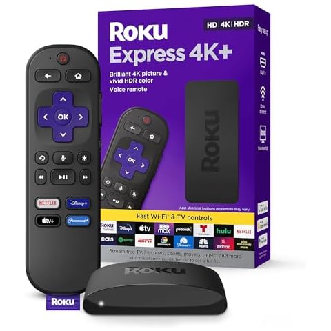 Roku Express 4K+ Streaming Media Player Cover