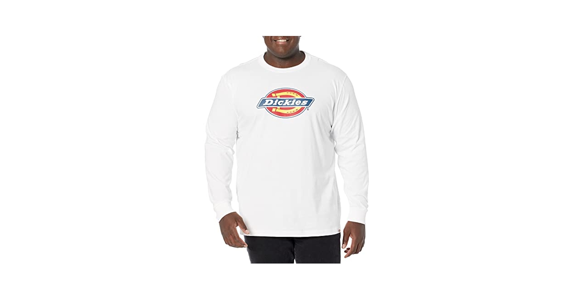Dickies Long Sleeve Tri-Color Logo Graphic T-Shirt, Heather