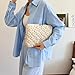 AZURAOKEY Puffy Laptop Hülle for 11-15 Zoll Laptop, Blumenmuster Laptoptasche Gepolsterte Notizbuchhülle Schutz Süßes Computer Sleeve for MacBook for Arbeit und Geschäftsreisen