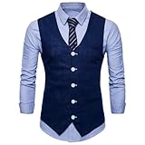 Le gilet de costume pour homme peut facilement correspondre à votre chemise, costume, blazer, veste, ce qui vous rend plus élégant et accrocheur dans la foule.